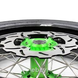 KKE 17 Supermoto Tire Wheels Rim Fit Kawasaki KX250F 2016-2019 KX450F 2006-2018