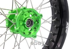 KKE 17 Supermoto Tire Wheels Rim Fit Kawasaki KX250F 2016-2019 KX450F 2006-2018