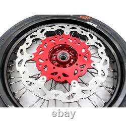 KKE 17 Supermoto Tire Wheels Rims Fit Honda CRF250R 2014-2026 CRF450R 2013-2026