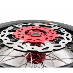 KKE 17 Supermoto Tire Wheels Rims Fit Honda CRF250R 2014-2026 CRF450R 2013-2026