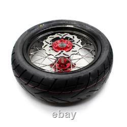 KKE 17 Supermoto Tire Wheels Rims Fit Honda CRF250R 2014-2026 CRF450R 2013-2026