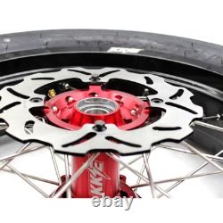 KKE 17 Supermoto Tire Wheels Rims Fit Honda CRF250R 2014-2026 CRF450R 2013-2026