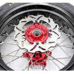 KKE 17 Supermoto Tire Wheels Rims Fit Honda CRF250R 2014-2026 CRF450R 2013-2026
