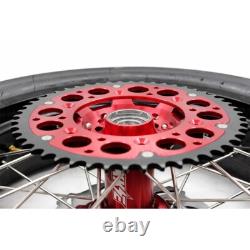 KKE 17 Supermoto Tire Wheels Rims Fit Honda CRF250R 2014-2026 CRF450R 2013-2026