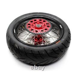 KKE 17 Supermoto Tire Wheels Rims Fit Honda CRF250R 2014-2026 CRF450R 2013-2026