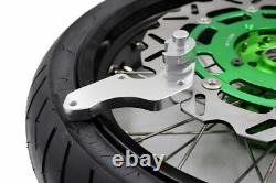 KKE 17'' Supermoto Wheels CST Tires Set For KAWASAKI KX450F 2019-2021 KX450 2023