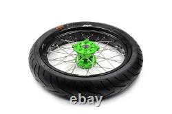 KKE 17'' Supermoto Wheels CST Tires Set For KAWASAKI KX450F 2019-2021 KX450 2023