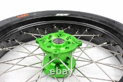 KKE 17'' Supermoto Wheels CST Tires Set For KAWASAKI KX450F 2019-2021 KX450 2023