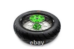 KKE 17'' Supermoto Wheels CST Tires Set For KAWASAKI KX450F 2019-2021 KX450 2023