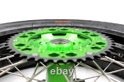 KKE 17'' Supermoto Wheels CST Tires Set For KAWASAKI KX450F 2019-2021 KX450 2023
