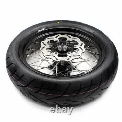 KKE 17 Supermoto Wheels Tires Rims Fit Suzuki DRZ400S 2000-2024 DRZ400E DRZ400