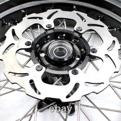 KKE 17 Supermoto Wheels Tires Rims Fit Suzuki DRZ400S 2000-2024 DRZ400E DRZ400