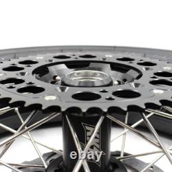KKE 17 Supermoto Wheels Tires Rims Fit Suzuki DRZ400S 2000-2024 DRZ400E DRZ400
