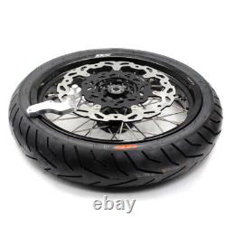 KKE 17 Supermoto Wheels Tires Rims Fit Suzuki DRZ400S 2000-2024 DRZ400E DRZ400