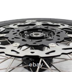 KKE 17 Supermoto Wheels Tires Rims Fit Suzuki DRZ400S 2000-2024 DRZ400E DRZ400