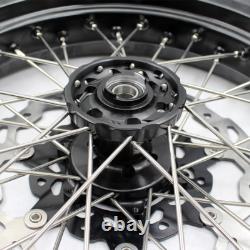 KKE 17 Supermoto Wheels Tires Rims Fit Suzuki DRZ400S 2000-2024 DRZ400E DRZ400