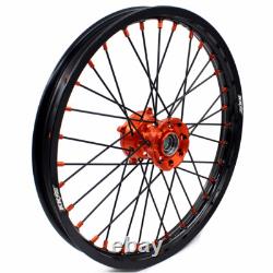 KKE 19/16'' Kid's Wheels Rims Fit TC85 2014-2020 KTM SX85 2003-2020 Orange Hub