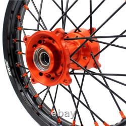 KKE 19/16'' Kid's Wheels Rims Fit TC85 2014-2020 KTM SX85 2003-2020 Orange Hub