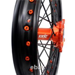 KKE 19/16'' Kid's Wheels Rims Fit TC85 2014-2020 KTM SX85 2003-2020 Orange Hub