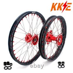 KKE 21/18 CASTING Wheels for HONDA CRF250R 2014-2025 CRF450R CRF450RL 2021-2025