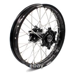 KKE 21/18 CNC Wheels Rims for SUZUKI DRZ400SM 2005-2025 DRZ400 DRZ400E/S Black