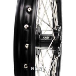 KKE 21/18 CNC Wheels Rims for SUZUKI DRZ400SM 2005-2025 DRZ400 DRZ400E/S Black