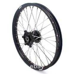 KKE 21'' & 18'' Enduro Wheel Rims Black For SUZUKI DRZ400SM 2005-2022 Dirt Bikes