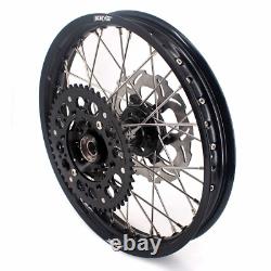 KKE 21'' & 18'' Enduro Wheel Rims Black For SUZUKI DRZ400SM 2005-2022 Dirt Bikes