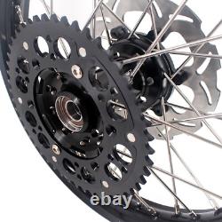 KKE 21'' & 18'' Enduro Wheel Rims Black For SUZUKI DRZ400SM 2005-2022 Dirt Bikes