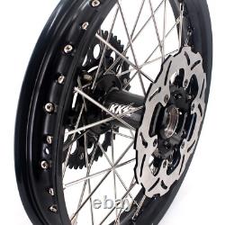 KKE 21'' & 18'' Enduro Wheel Rims Black For SUZUKI DRZ400SM 2005-2022 Dirt Bikes