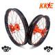 KKE 21/18 Wheels For KTM SX XC XCW EXC F 125-530CC 2003-2025 Cast Orange