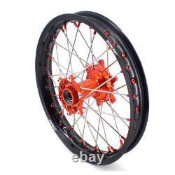 KKE 21/18 Wheels For KTM SX XC XCW EXC F 125-530CC 2003-2025 Cast Orange