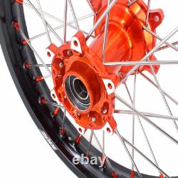 KKE 21/18 Wheels For KTM SX XC XCW EXC F 125-530CC 2003-2025 Cast Orange