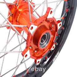 KKE 21/18 Wheels For KTM SX XC XCW EXC F 125-530CC 2003-2025 Cast Orange