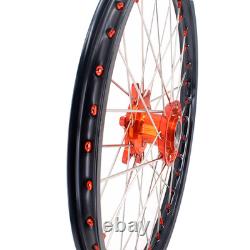 KKE 21/18 Wheels For KTM SX XC XCW EXC F 125-530CC 2003-2025 Cast Orange