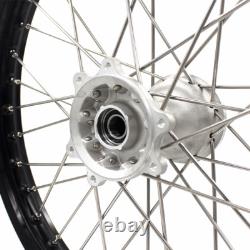 KKE 21/19 CAST Wheels for HONDA CRF250R 2004-2013 CRF450R 2002-2012 Painted Hub