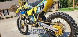 KKE 21/19 CNC Anodized Gold Hub Wheels Fit SUZUKI RM125 01-2007 RM250 2001-2008