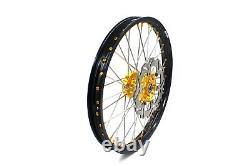 KKE 21/19 CNC Anodized Gold Hub Wheels Fit SUZUKI RM125 01-2007 RM250 2001-2008