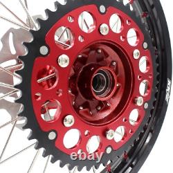 KKE 21-19'' Cast Wheels Rim Fit Honda CRF250R 2004-2013 CRF450R 2002-2012 CR125R