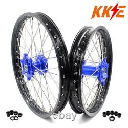 KKE 21/19 Spoked CNC Wheels for YAMAHA YZ125 YZ250 YZ250F YZ450F 2003-2025