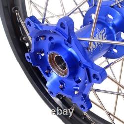KKE 21/19 Spoked CNC Wheels for YAMAHA YZ125 YZ250 YZ250F YZ450F 2003-2025