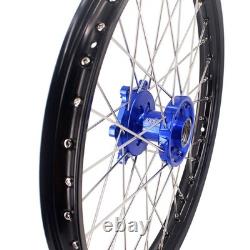 KKE 21/19 Spoked CNC Wheels for YAMAHA YZ125 YZ250 YZ250F YZ450F 2003-2025