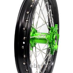 KKE 21/19 Wheels For Kawasaki KX250F KX450F 2006-2018 KX125 250 Dirt Bike Rims