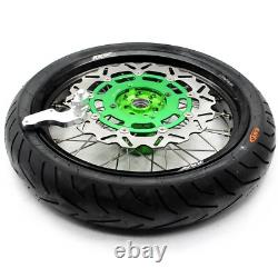 KKE 3.5/4.2517 Wheels Tires Set for Kawasaki KX250 2021-2026 KX250X 2022-2026