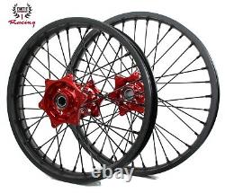 KTM Complete CNC Wheel Set SX SXF EXC 125-530 03-23 Husqvarna Enduro 21/18