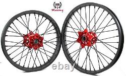 KTM Complete CNC Wheel Set SX SXF EXC 125-530 03-23 Husqvarna Enduro 21/18