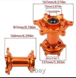 KTM Front & Rear Wheel Hubs Hub Set Oversized 125-530 03-23 Not Talon Excel Rims