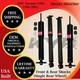 KYB OEM Front & Rear Shocks For 1996-2005 GMC Savana 3500 Single Rear Wheels