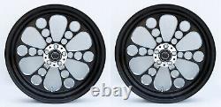 Kool Kat 16 Front/rear Black Wheel Set Harley Electra Glide Road King Street