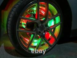 LED Wheel Lights Moving Color Kit Wireless for Honda Accord Civic SI CRV